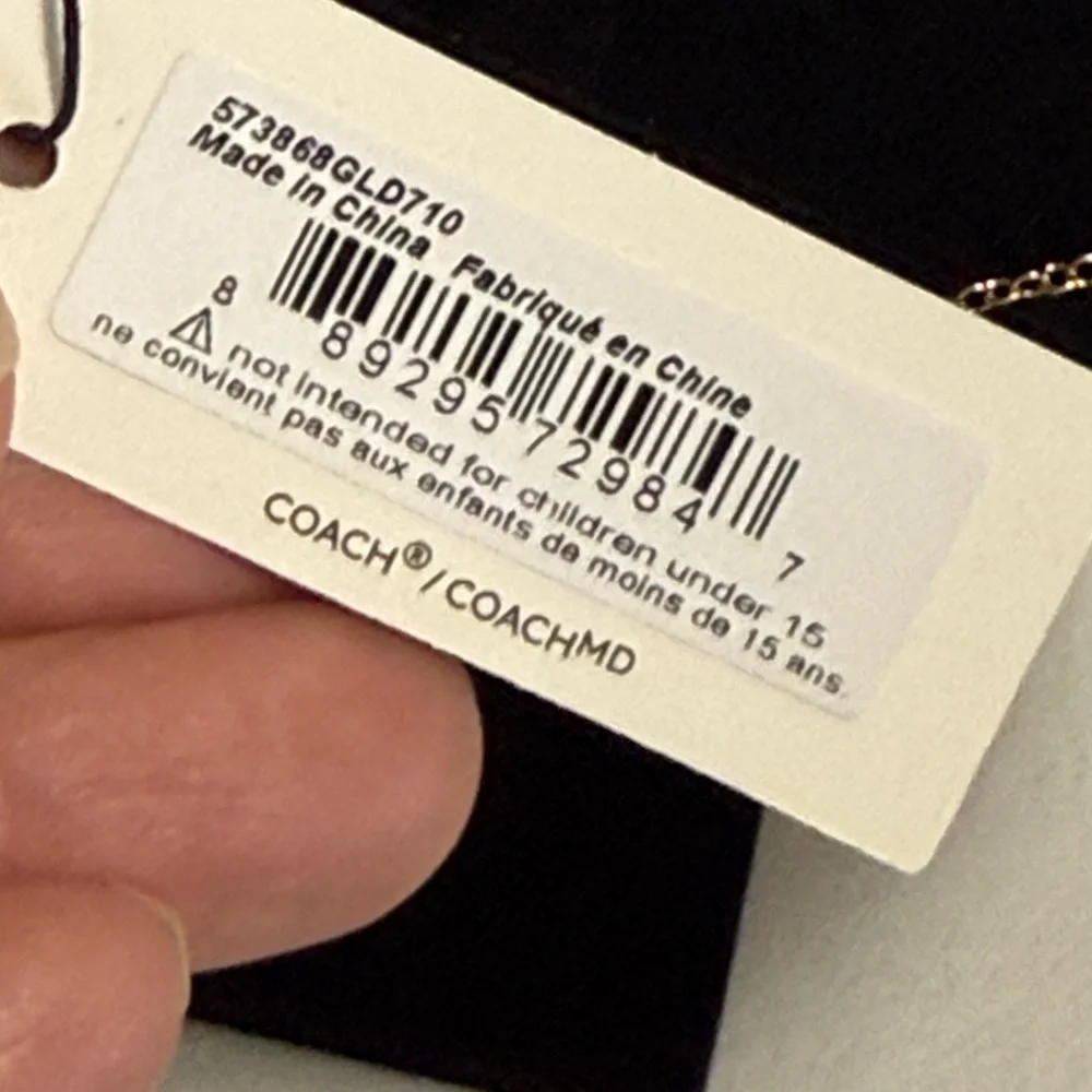 Coach fine gold
